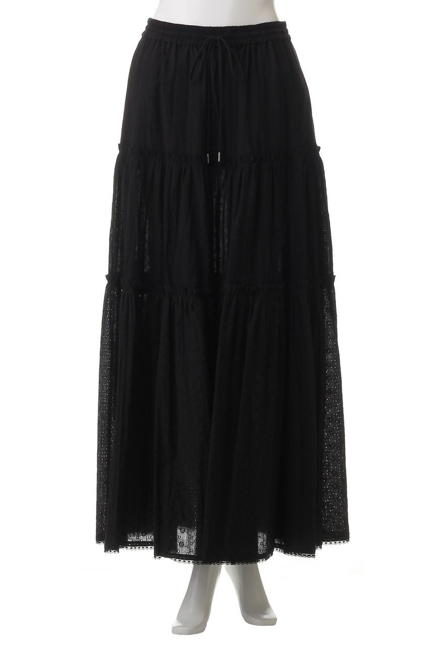 【メゾンスペシャル/MAISON SPECIAL】のMixed Lace Tiered Skirt/ミックスレースティアードスカート 人気、トレンドファッション・服の通販 founy(ファニー) 　ファッション　Fashion　レディースファッション　WOMEN　スカート　Skirt　ティアードスカート　Tiered Skirts　ロングスカート　Long Skirt　おすすめ　Recommend　ジャケット　Jacket　デニム　Denim　ブローチ　Brooch　ペチコート　Petticoat　レース　Race　ロング　Long　other-2|ID: prp329100004271096 ipo3291000000031372999