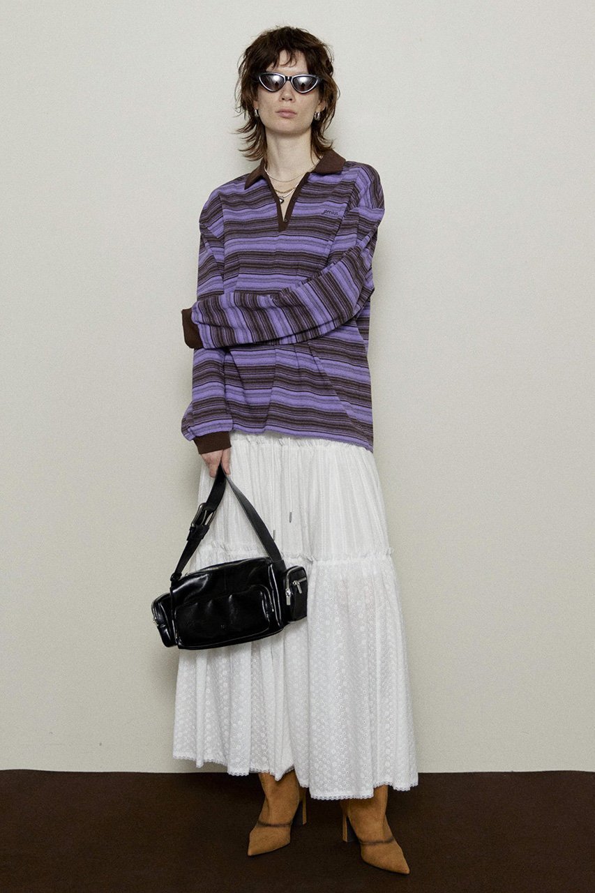 【メゾンスペシャル/MAISON SPECIAL】のMixed Lace Tiered Skirt/ミックスレースティアードスカート 人気、トレンドファッション・服の通販 founy(ファニー) 　ファッション　Fashion　レディースファッション　WOMEN　スカート　Skirt　ティアードスカート　Tiered Skirts　ロングスカート　Long Skirt　おすすめ　Recommend　ジャケット　Jacket　デニム　Denim　ブローチ　Brooch　ペチコート　Petticoat　レース　Race　ロング　Long　other-7|ID: prp329100004271096 ipo3291000000031373009