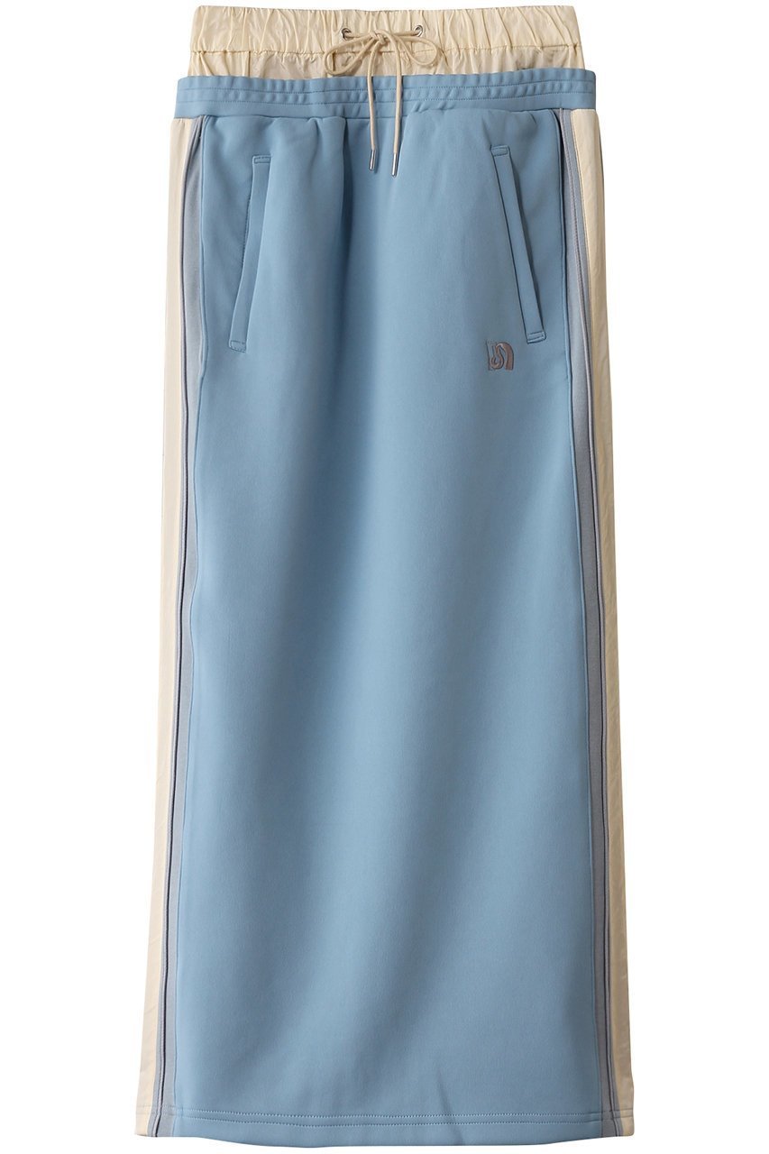 【メゾンスペシャル/MAISON SPECIAL】のDouble Waist Side Line Jersey Skirt/ダブルウエストサイドラインジャージスカート インテリア・キッズ・メンズ・レディースファッション・服の通販 founy(ファニー) 　ファッション　Fashion　レディースファッション　Fashion for Women　スカート　Skirts　ロングスカート　Long Skirts / Maxi & Midi Skirts　シンプル　Simple, Minimal　セットアップ　Set-Up, Coordinated Outfit　ダブル　Double, Double-Breasted　リラックス　Relax, Relaxed Fit　ロング　Long, Long-Length　おすすめ　Recommended / Our Picks　BLU(ブルー)|ID: prp329100004271097 ipo3291000000032826446
