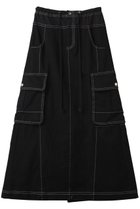 【メゾンスペシャル/MAISON SPECIAL】のUtility Skirt/ユーティリティースカート 人気、トレンドファッション・服の通販 founy(ファニー) ファッション Fashion レディースファッション Fashion for Women スカート Skirts ロングスカート Long Skirts / Maxi & Midi Skirts ジャケット Jacket, Outerwear スリット Slit, Slit Detail センター Center, Center Line ピーチ Peach, Soft Touch ブルゾン Blouson, Bomber Jacket ミリタリー Military, Army Style ロング Long, Long-Length thumbnail BLK(ブラック)|ID: prp329100004271098 ipo3291000000035056723
