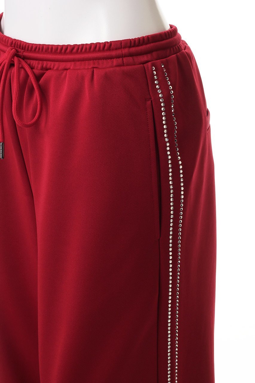 【メゾンスペシャル/MAISON SPECIAL】のSide Rhinestone Pants/サイドラインストーンパンツ 人気、トレンドファッション・服の通販 founy(ファニー) 　ファッション　Fashion　レディースファッション　Fashion for Women　パンツ　Pants & Trousers　カットソー　Cut and Sewn Top　シンプル　Simple, Minimal　ジャケット　Jacket, Outerwear　スタイリッシュ　Stylish, Fashionable　ストレート　Straight, Straight Cut　ストーン　Stone, Gem-Like　スポーツ　Sports, Activewear　スポーティ　Sporty, Casual Athletic　定番　Standard, Basic Item　ミックス　Mix, Mixed Style　リラックス　Relax, Relaxed Fit　おすすめ　Recommended / Our Picks　other-5|ID: prp329100004271100 ipo3291000000035951279