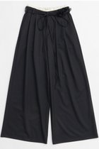 【メゾンスペシャル/MAISON SPECIAL】のMotif Super Wide Double Waisted Pants/モチーフスーパーワイドダブルウエストパンツ BLK(ブラック)|ID: prp329100004271101 ipo3291000000029678872