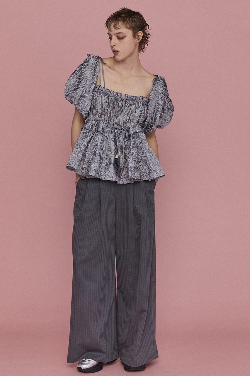 【メゾンスペシャル/MAISON SPECIAL】のMotif Super Wide Double Waisted Pants/モチーフスーパーワイドダブルウエストパンツ 人気、トレンドファッション・服の通販 founy(ファニー) 　ファッション　Fashion　レディースファッション　Fashion for Women　パンツ　Pants & Trousers　シンプル　Simple, Minimal　ジャケット　Jacket, Outerwear　スタイリッシュ　Stylish, Fashionable　セットアップ　Set-Up, Coordinated Outfit　ダブル　Double, Double-Breasted　トレンド　Trend, Trending Now　フィット　Fit, Slim Fit　モダン　Modern, Contemporary　モチーフ　Motif, Design Theme　リラックス　Relax, Relaxed Fit　おすすめ　Recommended / Our Picks　エレガント 上品　Elegant　other-7|ID: prp329100004271101 ipo3291000000035055718
