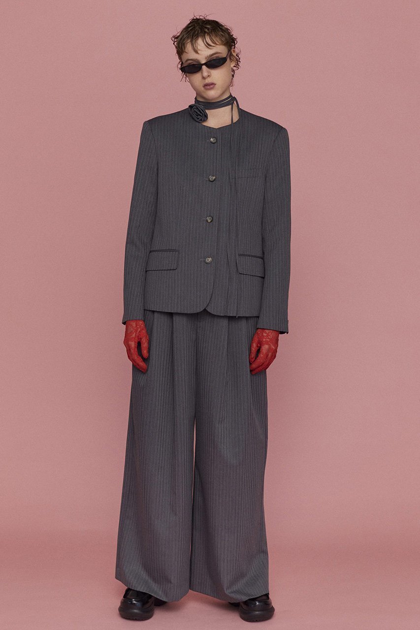 【メゾンスペシャル/MAISON SPECIAL】のMotif Super Wide Double Waisted Pants/モチーフスーパーワイドダブルウエストパンツ 人気、トレンドファッション・服の通販 founy(ファニー) 　ファッション　Fashion　レディースファッション　Fashion for Women　パンツ　Pants & Trousers　シンプル　Simple, Minimal　ジャケット　Jacket, Outerwear　スタイリッシュ　Stylish, Fashionable　セットアップ　Set-Up, Coordinated Outfit　ダブル　Double, Double-Breasted　トレンド　Trend, Trending Now　フィット　Fit, Slim Fit　モダン　Modern, Contemporary　モチーフ　Motif, Design Theme　リラックス　Relax, Relaxed Fit　おすすめ　Recommended / Our Picks　エレガント 上品　Elegant　other-8|ID: prp329100004271101 ipo3291000000035055719