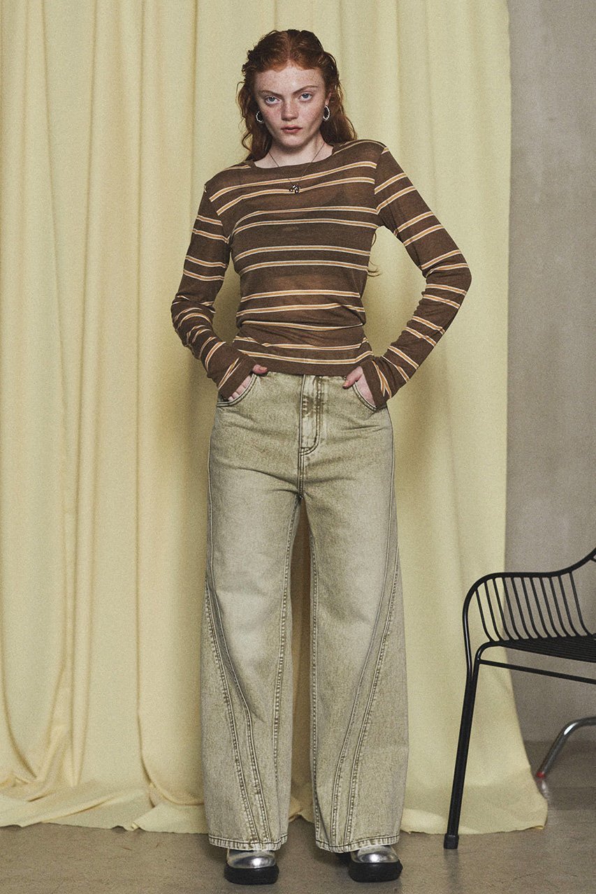 【メゾンスペシャル/MAISON SPECIAL】のWide Straight Colored Denim Pants/ストレートワイドカラーデニムパンツ 人気、トレンドファッション・服の通販 founy(ファニー) 　ファッション　Fashion　レディースファッション　WOMEN　パンツ　Pants　デニムパンツ　Denim Pants　ジャケット　Jacket　ストレート　Straight　セットアップ　Set Up　デニム　Denim　ルーズ　Loose　ワイド　Wide　春　Spring　other-7|ID: prp329100004271102 ipo3291000000031373093