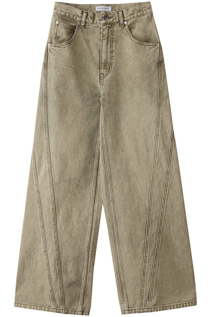 【メゾンスペシャル/MAISON SPECIAL】のWide Straight Colored Denim Pants/ストレートワイドカラーデニムパンツ インテリア・キッズ・メンズ・レディースファッション・服の通販 founy(ファニー) https://founy.com/ ファッション Fashion レディースファッション Fashion for Women パンツ Pants & Trousers デニムパンツ・ジーンズ・美脚デニム Denim Jeans & Pants ジャケット Jacket, Outerwear ストレート Straight, Straight Cut セットアップ Set-Up, Coordinated Outfit デニム Denim, Jeans Material ルーズ Loose, Oversized ワイド Wide, Wide Fit 春 Spring |ID: prp329100004271102 ipo3291000000032901817