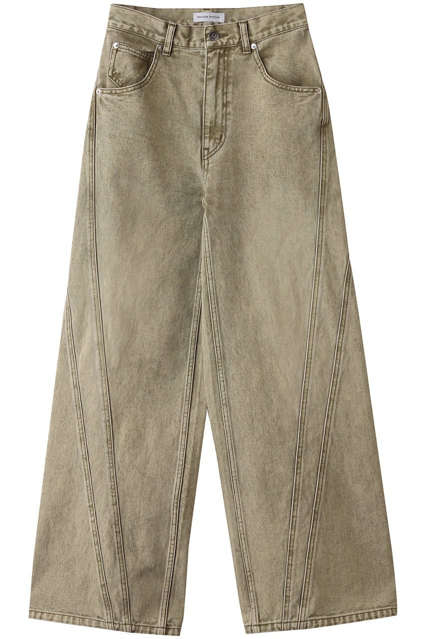 【メゾンスペシャル/MAISON SPECIAL】のWide Straight Colored Denim Pants/ストレートワイドカラーデニムパンツ 人気、トレンドファッション・服の通販 founy(ファニー) 　ファッション　Fashion　レディースファッション　Fashion for Women　パンツ　Pants & Trousers　デニムパンツ・ジーンズ・美脚デニム　Denim Jeans & Pants　ジャケット　Jacket, Outerwear　ストレート　Straight, Straight Cut　セットアップ　Set-Up, Coordinated Outfit　デニム　Denim, Jeans Material　ルーズ　Loose, Oversized　ワイド　Wide, Wide Fit　春　Spring　 other-1|ID: prp329100004271102 ipo3291000000032901817