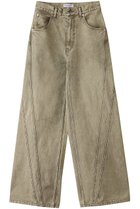 【メゾンスペシャル/MAISON SPECIAL】のWide Straight Colored Denim Pants/ストレートワイドカラーデニムパンツ KHK(カーキ)|ID: prp329100004271102 ipo3291000000032901820