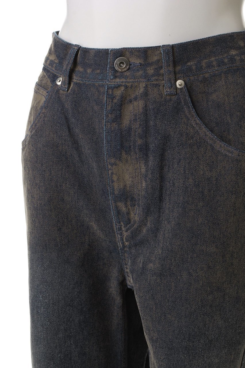 【メゾンスペシャル/MAISON SPECIAL】のWide Straight Flocking Denim Pants/ストレートワイドフロッキーデニムパンツ 人気、トレンドファッション・服の通販 founy(ファニー) 　ファッション　Fashion　レディースファッション　WOMEN　パンツ　Pants　デニムパンツ　Denim Pants　ジャケット　Jacket　ストレート　Straight　セットアップ　Set Up　デニム　Denim　ルーズ　Loose　ロング　Long　ワイド　Wide　other-5|ID: prp329100004271103 ipo3291000000031373103