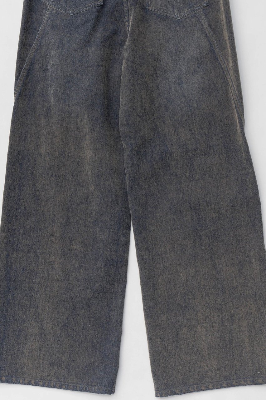 【メゾンスペシャル/MAISON SPECIAL】のWide Straight Flocking Denim Pants/ストレートワイドフロッキーデニムパンツ 人気、トレンドファッション・服の通販 founy(ファニー) 　ファッション　Fashion　レディースファッション　WOMEN　パンツ　Pants　デニムパンツ　Denim Pants　ジャケット　Jacket　ストレート　Straight　セットアップ　Set Up　デニム　Denim　ルーズ　Loose　ロング　Long　ワイド　Wide　other-6|ID: prp329100004271103 ipo3291000000031373105