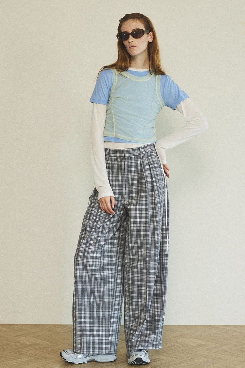 【メゾンスペシャル/MAISON SPECIAL】のTwo Tuck Curve Wide Tapered Pants/2タックカーブワイドテーパードパンツ 人気、トレンドファッション・服の通販 founy(ファニー) 　ファッション　Fashion　レディースファッション　WOMEN　パンツ　Pants　ジャケット　Jacket　セットアップ　Set Up　ワイド　Wide　エレガント 上品　Elegant　other-7|ID: prp329100004271104 ipo3291000000031373121
