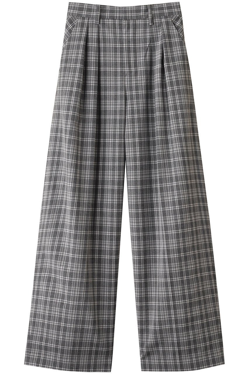 【メゾンスペシャル/MAISON SPECIAL】のTwo Tuck Curve Wide Tapered Pants/2タックカーブワイドテーパードパンツ インテリア・キッズ・メンズ・レディースファッション・服の通販 founy(ファニー) 　ファッション　Fashion　レディースファッション　Fashion for Women　パンツ　Pants & Trousers　ジャケット　Jacket, Outerwear　セットアップ　Set-Up, Coordinated Outfit　ワイド　Wide, Wide Fit　エレガント 上品　Elegant　L.GRY(ライトグレー)|ID: prp329100004271104 ipo3291000000032939046