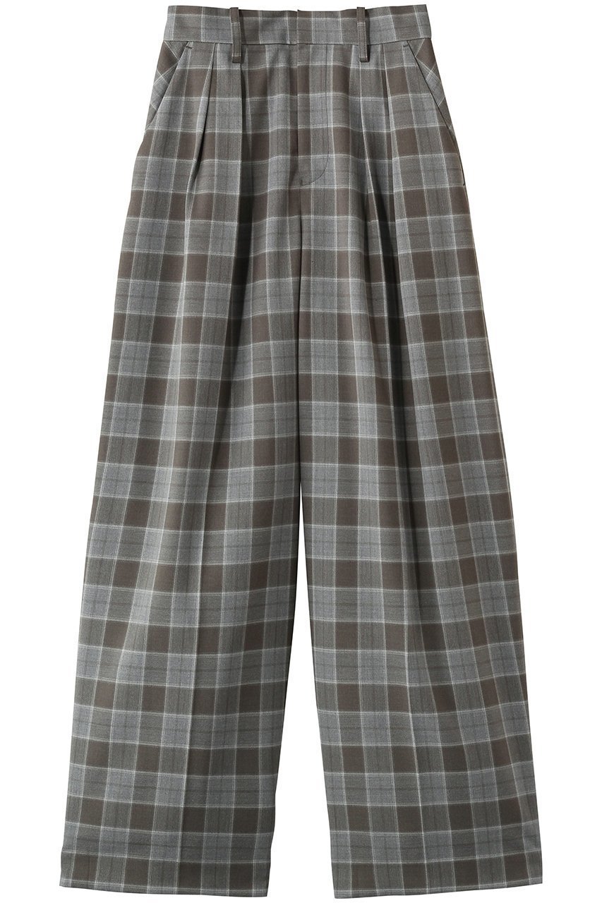 【メゾンスペシャル/MAISON SPECIAL】のTwo Tuck Curve Wide Tapered Pants/2タックカーブワイドテーパードパンツ インテリア・キッズ・メンズ・レディースファッション・服の通販 founy(ファニー) 　ファッション　Fashion　レディースファッション　Fashion for Women　パンツ　Pants & Trousers　ジャケット　Jacket, Outerwear　セットアップ　Set-Up, Coordinated Outfit　ワイド　Wide, Wide Fit　エレガント 上品　Elegant　KHK(カーキ)|ID: prp329100004271104 ipo3291000000036371296