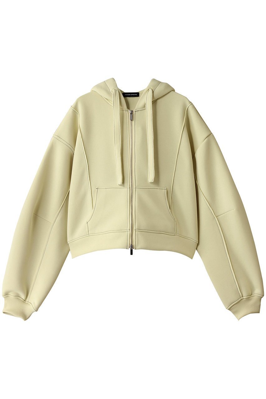 【メゾンスペシャル/MAISON SPECIAL】のColor Stitch Doubleknit Hoodie/カラーステッチダンボールフーディ インテリア・キッズ・メンズ・レディースファッション・服の通販 founy(ファニー) 　ファッション　Fashion　レディースファッション　Fashion for Women　トップス・カットソー　Cut & Sew Tops　ニット　Knit Tops & Sweaters　シャツ・ブラウス・オフィスカジュアル　Elegant Blouses & Button-Ups　レディースパーカー・カジュアルフーディー　Casual Hoodies & Sweatshirts　ロングTシャツ・Tシャツ　Longline T-Shirts & Tees　スウェット・クルーネックトップス　Sweatshirts & Crewnecks / Relaxed Fit Sweat Tops　カットソー・ベーシックTシャツ　Cut-and-Sewn Tops / Stretch Tees & Basics　羽織　Haori, Light Jacket　ワーク　Workwear, Utility Style　YEL(イエロー)|ID: prp329100004271107 ipo3291000000032886269