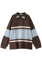 【メゾンスペシャル/MAISON SPECIAL】のMesh Fabric Combination Rugby Shirt/メッシュコンビラガーシャツ BRN(ブラウン)|ID: prp329100004271108 ipo3291000000032890134