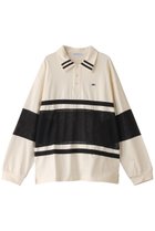 【メゾンスペシャル/MAISON SPECIAL】のMesh Fabric Combination Rugby Shirt/メッシュコンビラガーシャツ WHT(ホワイト)|ID: prp329100004271108 ipo3291000000032890139
