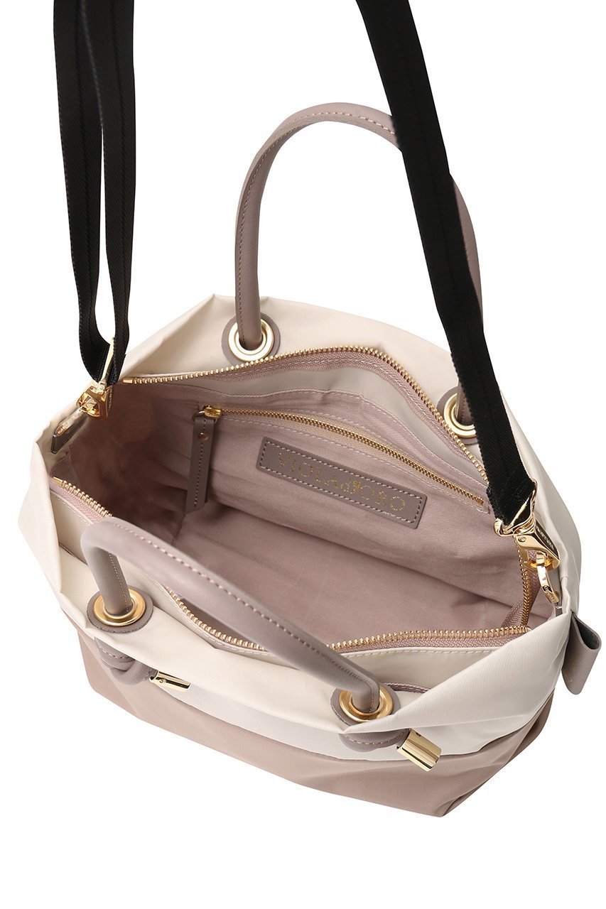 【ヴィオラドーロ/VIOLAd'ORO】のBIANCA バイカラーナイロントートバッグ S 人気、トレンドファッション・服の通販 founy(ファニー) 　ファッション　Fashion　レディースファッション　Fashion for Women　バッグ　Bags　other-5|ID: prp329100004271109 ipo3291000000032788821