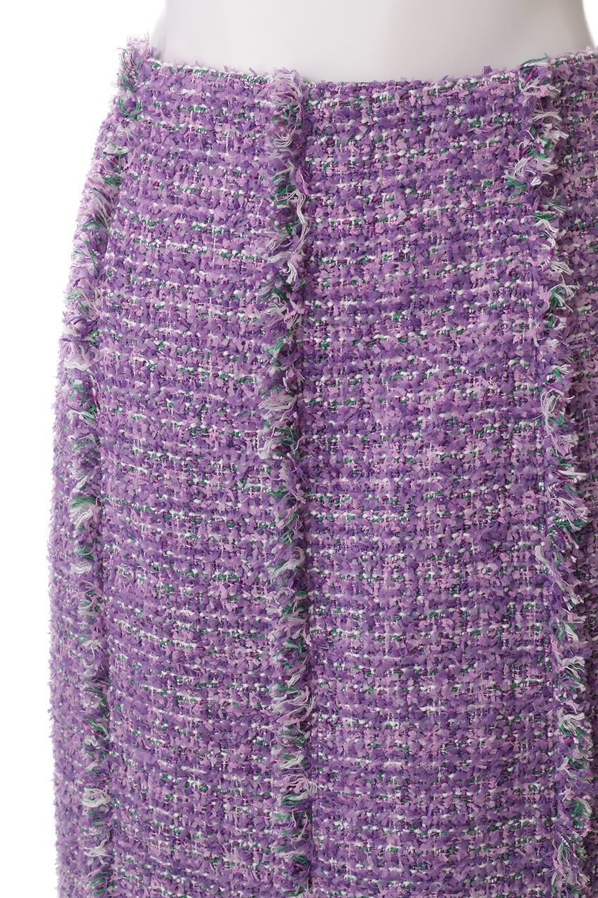 【ミュベール/MUVEIL】のツイードフリンジスカート 人気、トレンドファッション・服の通販 founy(ファニー) 　ファッション　Fashion　レディースファッション　Fashion for Women　スカート　Skirts　ジャカード／ジャガード　Jacquard, Woven Pattern　ツイード　Twill, Twill Weave　ロング　Long, Long-Length　other-5|ID: prp329100004271110 ipo3291000000032823147
