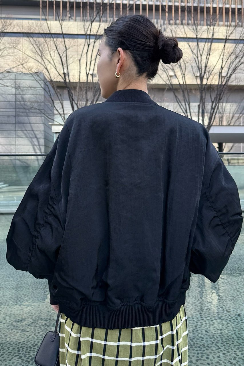 【スタニングルアー/STUNNING LURE】のrナイロンツイルMA-1 人気、トレンドファッション・服の通販 founy(ファニー) 　ファッション　Fashion　レディースファッション　Fashion for Women　アウター　Coat / Outerwear Collection　レディースジャケット・軽アウター　Jackets　ブルゾンジャケット・スポーティアウター　Blouson Jackets　MA-1ジャケット　MA-1 Bomber Jackets / Flight Jackets　ジャケット　Jacket, Outerwear　デニム　Denim, Jeans Material　フェミニン　Feminine, Girly　フォルム　Silhouette, Form　ブルゾン　Blouson, Bomber Jacket　定番　Standard, Basic Item　other-6|ID: prp329100004271115 ipo3291000000032919133