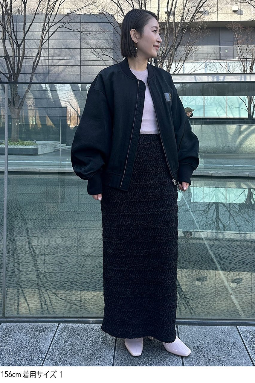 【スタニングルアー/STUNNING LURE】のrナイロンツイルMA-1 人気、トレンドファッション・服の通販 founy(ファニー) 　ファッション　Fashion　レディースファッション　Fashion for Women　アウター　Coat / Outerwear Collection　レディースジャケット・軽アウター　Jackets　ブルゾンジャケット・スポーティアウター　Blouson Jackets　MA-1ジャケット　MA-1 Bomber Jackets / Flight Jackets　ジャケット　Jacket, Outerwear　デニム　Denim, Jeans Material　フェミニン　Feminine, Girly　フォルム　Silhouette, Form　ブルゾン　Blouson, Bomber Jacket　定番　Standard, Basic Item　other-7|ID: prp329100004271115 ipo3291000000032919142