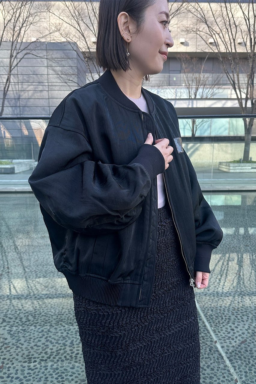 【スタニングルアー/STUNNING LURE】のrナイロンツイルMA-1 人気、トレンドファッション・服の通販 founy(ファニー) 　ファッション　Fashion　レディースファッション　Fashion for Women　アウター　Coat / Outerwear Collection　レディースジャケット・軽アウター　Jackets　ブルゾンジャケット・スポーティアウター　Blouson Jackets　MA-1ジャケット　MA-1 Bomber Jackets / Flight Jackets　ジャケット　Jacket, Outerwear　デニム　Denim, Jeans Material　フェミニン　Feminine, Girly　フォルム　Silhouette, Form　ブルゾン　Blouson, Bomber Jacket　定番　Standard, Basic Item　other-8|ID: prp329100004271115 ipo3291000000032919153