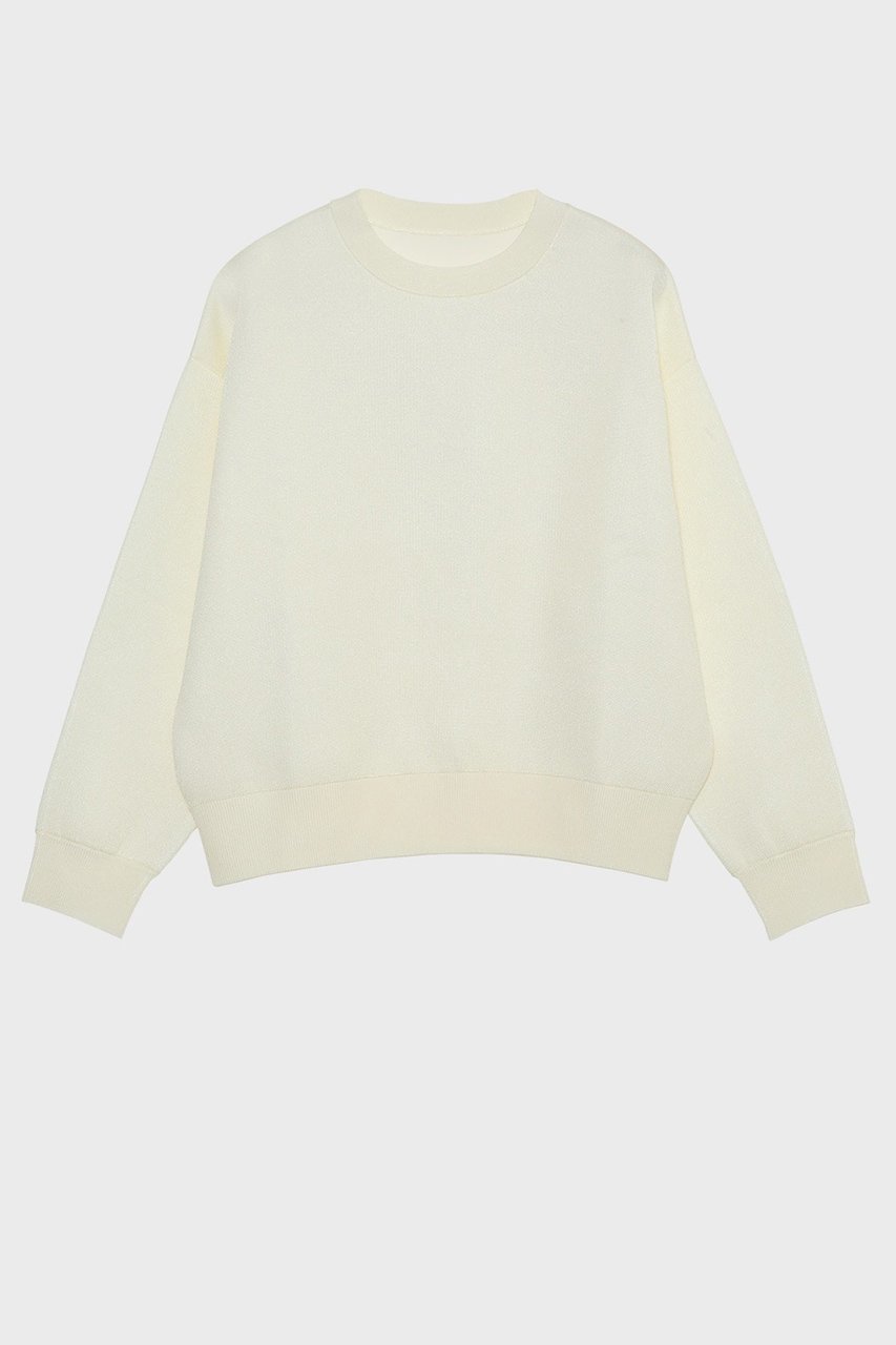 【スタニングルアー/STUNNING LURE】のrメタルライクヤーンプルオーバー インテリア・キッズ・メンズ・レディースファッション・服の通販 founy(ファニー) 　ファッション　Fashion　レディースファッション　Fashion for Women　トップス・カットソー　Cut & Sew Tops　シャツ・ブラウス・オフィスカジュアル　Elegant Blouses & Button-Ups　カジュアルプルオーバー・ニットトップス　Pullovers & Knit Tops / Casual Pullovers　スリーブ　Sleeve, Long Sleeve / Short Sleeve　フォルム　Silhouette, Form　メタリック　Metallic, Shiny Finish　メタル　Metal, Metal Parts　ロング　Long, Long-Length　アイボリー|ID: prp329100004271119 ipo3291000000035638944