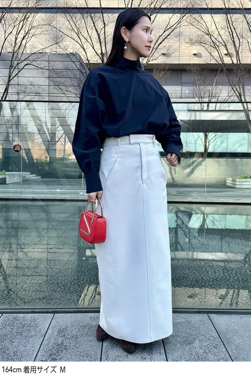 【スタニングルアー/STUNNING LURE】のrスタンドネックシャツ 人気、トレンドファッション・服の通販 founy(ファニー) 　ファッション　Fashion　レディースファッション　Fashion for Women　トップス・カットソー　Cut & Sew Tops　シャツ・ブラウス・オフィスカジュアル　Elegant Blouses & Button-Ups　スリーブ　Sleeve, Long Sleeve / Short Sleeve　ハイネック　High Neck, Mock Neck　ロング　Long, Long-Length　other-6|ID: prp329100004271120 ipo3291000000032860137