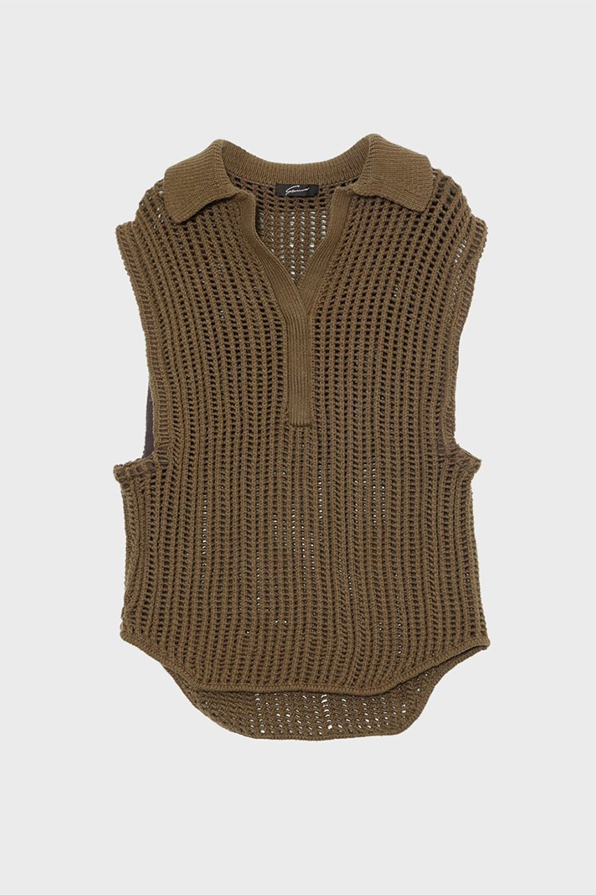 【スタニングルアー/STUNNING LURE】のニットベスト 人気、トレンドファッション・服の通販 founy(ファニー) 　ファッション　Fashion　レディースファッション　Fashion for Women　トップス・カットソー　Cut & Sew Tops　ニット　Knit Tops & Sweaters　ベスト&ジレ / 重ね着スタイル　Vests & Gilets　カジュアルプルオーバー・ニットトップス　Pullovers & Knit Tops / Casual Pullovers　おすすめ　Recommended / Our Picks　ベスト　Vest, Waistcoat　マニッシュ　Mannish, Boyish　リラックス　Relax, Relaxed Fit　エレガント 上品　Elegant　 other-1|ID: prp329100004271121 ipo3291000000032956065