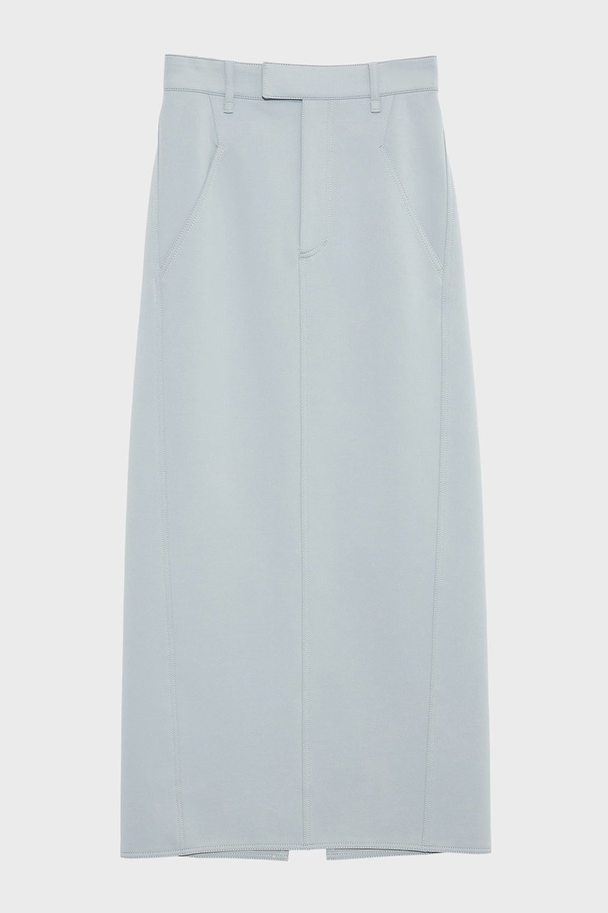 【スタニングルアー/STUNNING LURE】のストレッチタイトスカート インテリア・キッズ・メンズ・レディースファッション・服の通販 founy(ファニー) 　ファッション　Fashion　レディースファッション　Fashion for Women　スカート　Skirts　ロングスカート　Long Skirts / Maxi & Midi Skirts　ストレッチ　Stretch, Stretchy Fabric　タイトスカート　Pencil Skirt, Tight Skirt　ダブル　Double, Double-Breasted　ポケット　Pocket, Pocket Detail　ロング　Long, Long-Length　ブルー|ID: prp329100004271124 ipo3291000000035639313