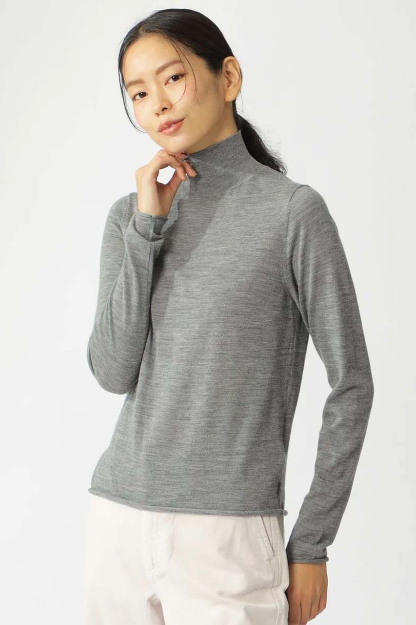 【エコアルフ/ECOALF】のFAYA ライトウール ニット / FAYA KNIT WOMAN 人気、トレンドファッション・服の通販 founy(ファニー) 　ファッション　Fashion　レディースファッション　Fashion for Women　トップス・カットソー　Cut & Sew Tops　ニット　Knit Tops & Sweaters　カジュアルプルオーバー・ニットトップス　Pullovers & Knit Tops / Casual Pullovers　なめらか　Smooth, Silky Texture　シンプル　Simple, Minimal　スタイリッシュ　Stylish, Fashionable　ハイネック　High Neck, Mock Neck　other-2|ID: prp329100004277862 ipo3291000000032961831