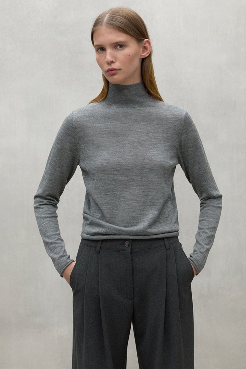 【エコアルフ/ECOALF】のFAYA ライトウール ニット / FAYA KNIT WOMAN 人気、トレンドファッション・服の通販 founy(ファニー) 　ファッション　Fashion　レディースファッション　Fashion for Women　トップス・カットソー　Cut & Sew Tops　ニット　Knit Tops & Sweaters　カジュアルプルオーバー・ニットトップス　Pullovers & Knit Tops / Casual Pullovers　なめらか　Smooth, Silky Texture　シンプル　Simple, Minimal　スタイリッシュ　Stylish, Fashionable　ハイネック　High Neck, Mock Neck　other-5|ID: prp329100004277862 ipo3291000000032961845