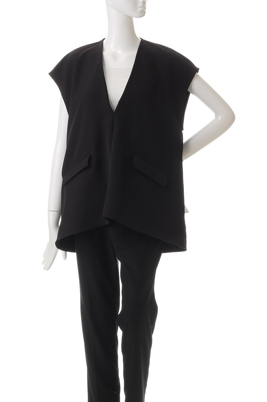 【ミディウミソリッド/MIDIUMISOLID】のv neck n/slv PO プルオーバー 人気、トレンドファッション・服の通販 founy(ファニー) 　ファッション　Fashion　レディースファッション　Fashion for Women　トップス・カットソー　Cut & Sew Tops　キャミソール&ノースリーブ　Camisoles & Sleeveless Tops　シャツ・ブラウス・オフィスカジュアル　Elegant Blouses & Button-Ups　カジュアルプルオーバー・ニットトップス　Pullovers & Knit Tops / Casual Pullovers　インナー　Innerwear　ノースリーブ　Sleeveless, No-Sleeve　ボトム　Bottoms, Lower Wear　ワイド　Wide, Wide Fit　エレガント 上品　Elegant　other-2|ID: prp329100004277869 ipo3291000000035488330