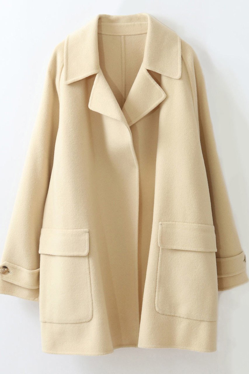 【ハー/HER.】の【12/12 12:00販売開始】【YLEVE】別注 BEAVER COAT コート 人気、トレンドファッション・服の通販 founy(ファニー) 　ファッション　Fashion　レディースファッション　WOMEN　アウター　Coat Outerwear　コート　Coats　ショート　Short　スペシャル　Special　ダブル　Double　ビッグ　Big　別注　Special Order　NEW・新作・新着・新入荷　New Arrivals　 other-1|ID: prp329100004283053 ipo3291000000029737468