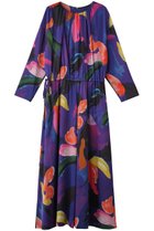 【ハウス オブ ロータス/HOUSE OF LOTUS】のアートフラワープリントワンピース ブルー|ID: prp329100004286066 ipo3291000000032882989
