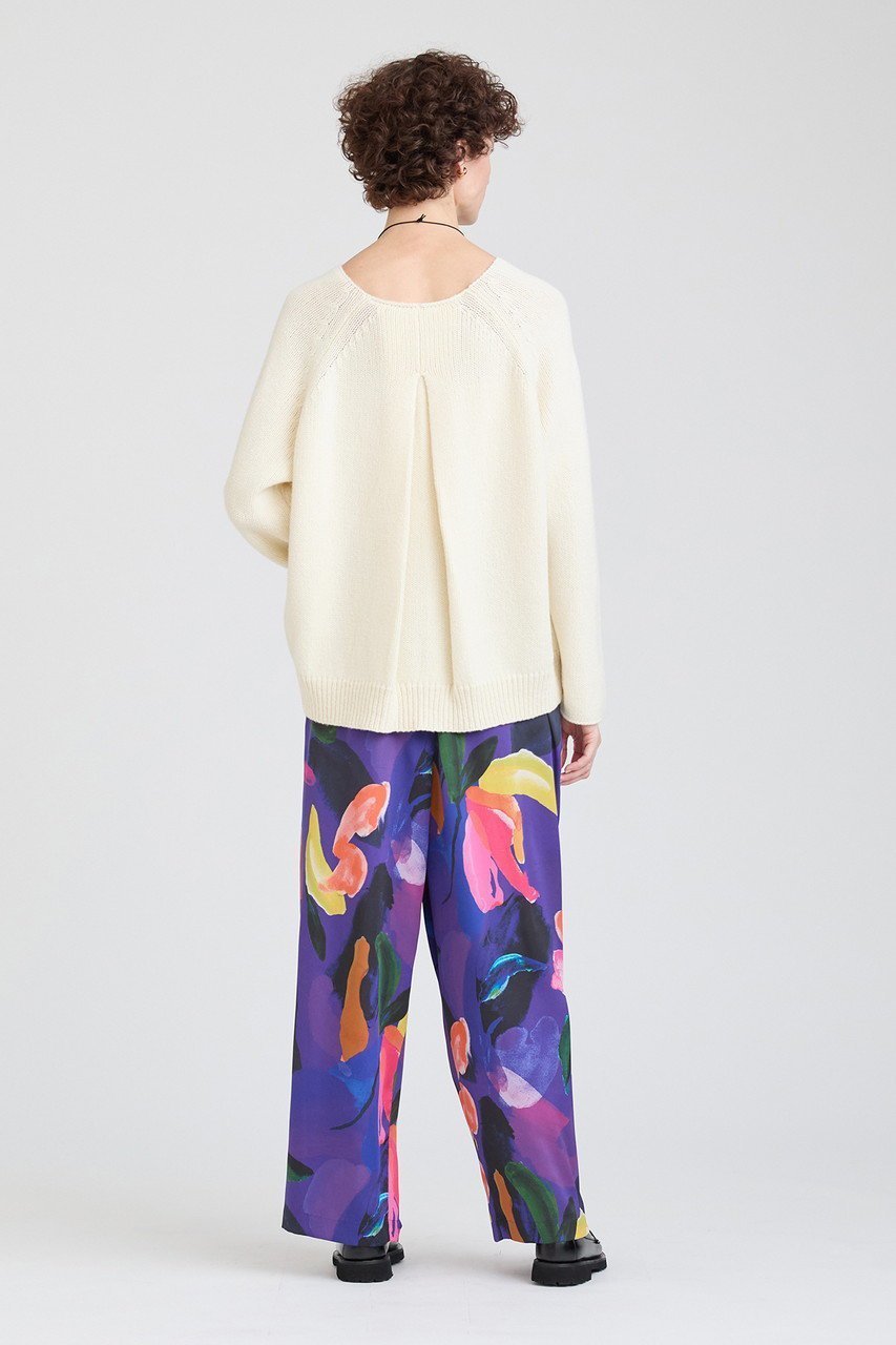 【ハウス オブ ロータス/HOUSE OF LOTUS】のアートフラワープリントパンツ 人気、トレンドファッション・服の通販 founy(ファニー) 　ファッション　Fashion　レディースファッション　Fashion for Women　パンツ　Pants & Trousers　おすすめ　Recommended / Our Picks　グラデーション　Gradient, Ombre　ドレープ　Drape, Draping Fabric　プリント　Print, Printed Pattern　モチーフ　Motif, Design Theme　ラップ　Wrap, Wrap Design　リラックス　Relax, Relaxed Fit　other-8|ID: prp329100004286067 ipo3291000000032901709