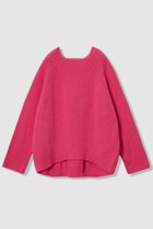 【ハウス オブ ロータス/HOUSE OF LOTUS】のウールナイロンバックタックプルオーバー 人気、トレンドファッション・服の通販 founy(ファニー) ファッション Fashion レディースファッション Fashion for Women トップス・カットソー Cut & Sew Tops ニット Knit Tops & Sweaters カジュアルプルオーバー・ニットトップス Pullovers & Knit Tops / Casual Pullovers おすすめ Recommended / Our Picks カットソー Cut and Sewn Top バランス Balance, Style Balance フロント Front, Front Design ボトム Bottoms, Lower Wear ワイド Wide, Wide Fit 新作・新入荷 New Arrivals / New In thumbnail ピンク|ID: prp329100004286068 ipo3291000000033715922