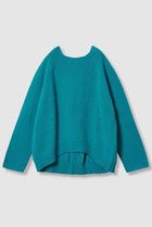 【ハウス オブ ロータス/HOUSE OF LOTUS】のウールナイロンバックタックプルオーバー 人気、トレンドファッション・服の通販 founy(ファニー) ファッション Fashion レディースファッション Fashion for Women トップス・カットソー Cut & Sew Tops ニット Knit Tops & Sweaters カジュアルプルオーバー・ニットトップス Pullovers & Knit Tops / Casual Pullovers おすすめ Recommended / Our Picks カットソー Cut and Sewn Top バランス Balance, Style Balance フロント Front, Front Design ボトム Bottoms, Lower Wear ワイド Wide, Wide Fit 新作・新入荷 New Arrivals / New In thumbnail ターコイズ|ID: prp329100004286068 ipo3291000000033715923