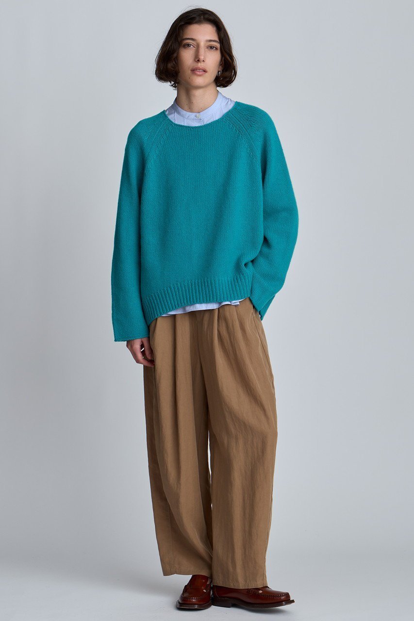 【ハウス オブ ロータス/HOUSE OF LOTUS】のウールナイロンバックタックプルオーバー 人気、トレンドファッション・服の通販 founy(ファニー) 　ファッション　Fashion　レディースファッション　Fashion for Women　トップス・カットソー　Cut & Sew Tops　ニット　Knit Tops & Sweaters　カジュアルプルオーバー・ニットトップス　Pullovers & Knit Tops / Casual Pullovers　おすすめ　Recommended / Our Picks　カットソー　Cut and Sewn Top　バランス　Balance, Style Balance　フロント　Front, Front Design　ボトム　Bottoms, Lower Wear　ワイド　Wide, Wide Fit　新作・新入荷　New Arrivals / New In　other-6|ID: prp329100004286068 ipo3291000000033715928