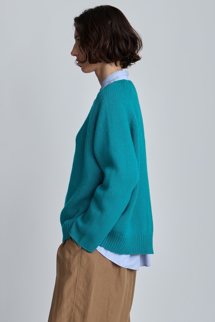 【ハウス オブ ロータス/HOUSE OF LOTUS】のウールナイロンバックタックプルオーバー 人気、トレンドファッション・服の通販 founy(ファニー) 　ファッション　Fashion　レディースファッション　Fashion for Women　トップス・カットソー　Cut & Sew Tops　ニット　Knit Tops & Sweaters　カジュアルプルオーバー・ニットトップス　Pullovers & Knit Tops / Casual Pullovers　おすすめ　Recommended / Our Picks　カットソー　Cut and Sewn Top　バランス　Balance, Style Balance　フロント　Front, Front Design　ボトム　Bottoms, Lower Wear　ワイド　Wide, Wide Fit　新作・新入荷　New Arrivals / New In　other-7|ID: prp329100004286068 ipo3291000000033715929