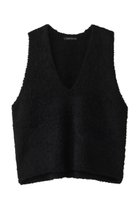 【ミズイロ インド/mizuiro ind】のhairy yarn wide vest ベスト black|ID: prp329100004286072 ipo3291000000029863155