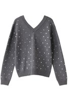 【ウィムガゼット/Whim Gazette】の【GEMINI】2wayメタルニットプルオーバー 人気、トレンドファッション・服の通販 founy(ファニー) ファッション Fashion レディースファッション Fashion for Women トップス・カットソー Cut & Sew Tops ニット Knit Tops & Sweaters カジュアルプルオーバー・ニットトップス Pullovers & Knit Tops / Casual Pullovers カーディガン Cardigan, Knitwear ドット Polka Dot, Dot Pattern フィット Fit, Slim Fit |ID:prp329100004286081