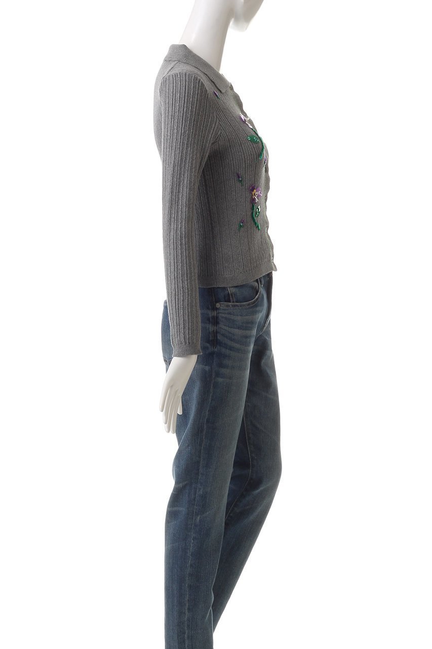 【ミュベール/MUVEIL】のフラワー刺しゅうカーディガン 人気、トレンドファッション・服の通販 founy(ファニー) 　ファッション　Fashion　レディースファッション　Fashion for Women　トップス・カットソー　Cut & Sew Tops　ニット　Knit Tops & Sweaters　カーディガン・羽織り　Layered Style Cardigans　カーディガン　Cardigan, Knitwear　コレクション　Collection, Seasonal Line　コンパクト　Compact, Small Size　フラワー　Flower, Floral　ボトム　Bottoms, Lower Wear　モチーフ　Motif, Design Theme　レース　Lace, Lace Fabric　羽織　Haori, Light Jacket　other-3|ID: prp329100004286086 ipo3291000000032962636