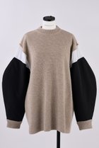 【ナゴンスタンス/nagonstans】のKnit ×Woven P.O/プルオーバー 人気、トレンドファッション・服の通販 founy(ファニー) ファッション Fashion レディースファッション Fashion for Women トップス・カットソー Cut & Sew Tops ニット Knit Tops & Sweaters カジュアルプルオーバー・ニットトップス Pullovers & Knit Tops / Casual Pullovers ドッキング Docking, Mixed Material ミックス Mix, Mixed Style thumbnail Oatmeal|ID: prp329100004286096 ipo3291000000036062675