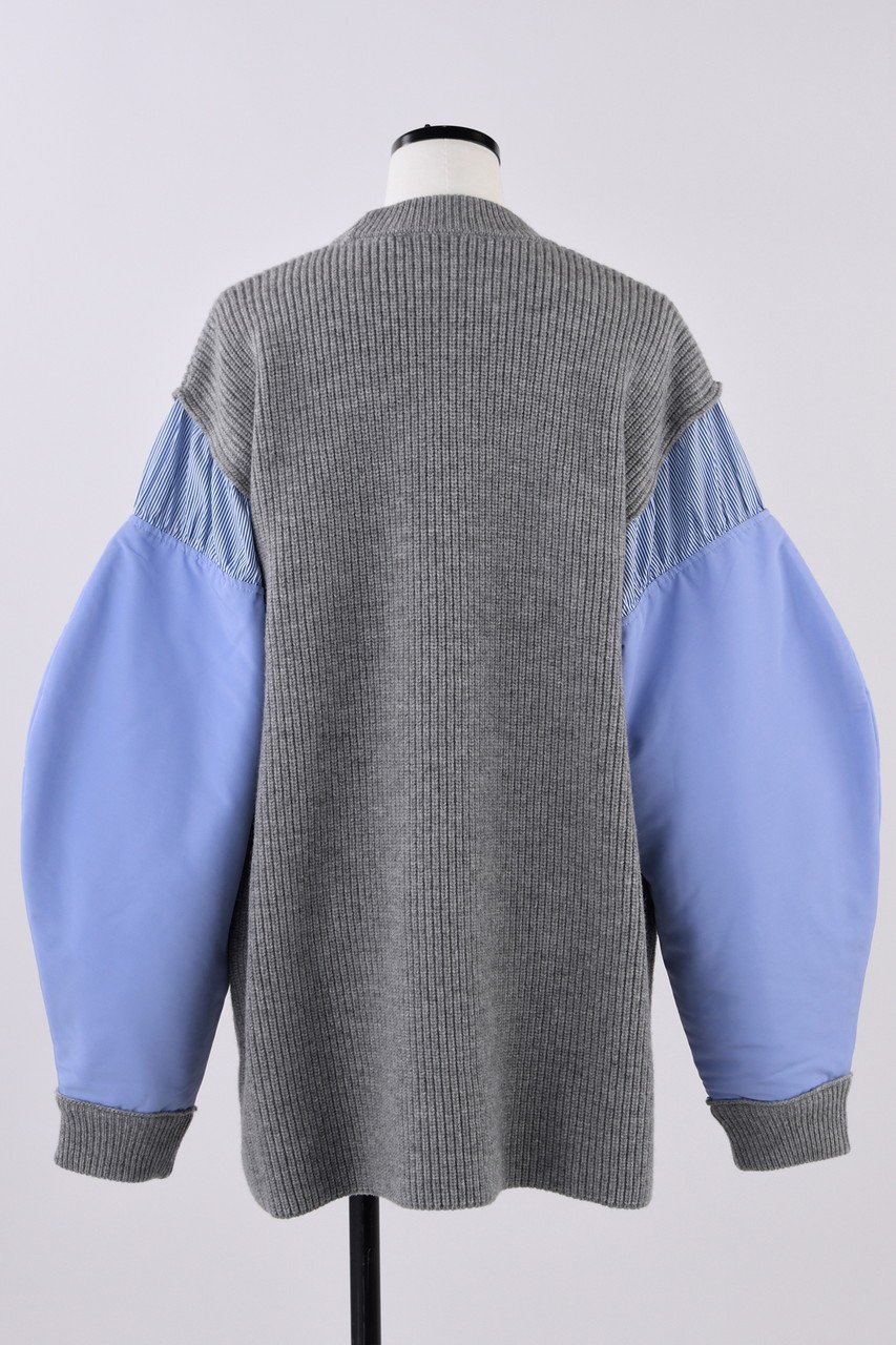 【ナゴンスタンス/nagonstans】のKnit ×Woven P.O/プルオーバー 人気、トレンドファッション・服の通販 founy(ファニー) ファッション Fashion レディースファッション Fashion for Women トップス・カットソー Cut & Sew Tops ニット Knit Tops & Sweaters カジュアルプルオーバー・ニットトップス Pullovers & Knit Tops / Casual Pullovers ドッキング Docking, Mixed Material ミックス Mix, Mixed Style other-3|ID: prp329100004286096 ipo3291000000036062678