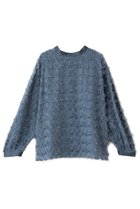 【マルティニーク/martinique】のつっきりジャガードブラウス(セットアップ可) ブルー|ID: prp329100004286103 ipo3291000000035681896