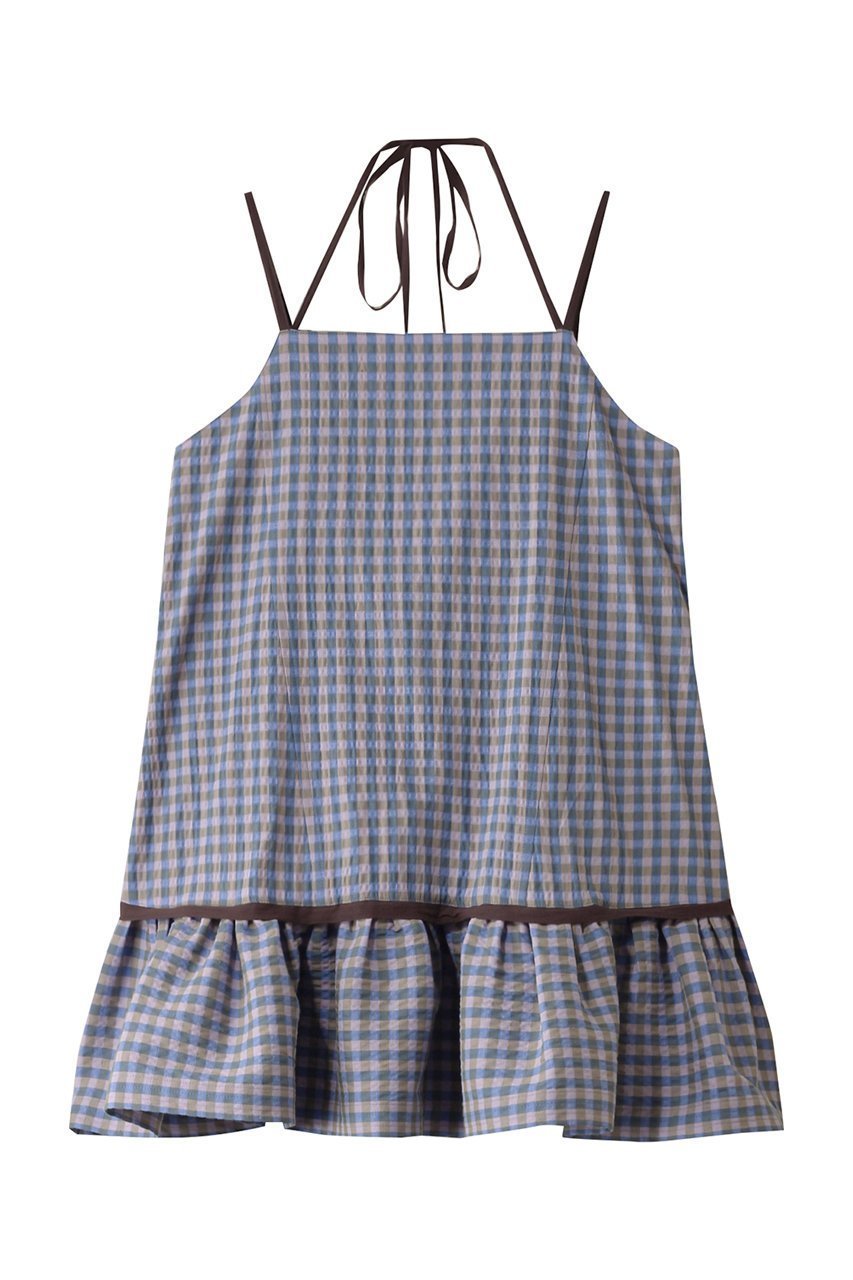 【メゾンスペシャル/MAISON SPECIAL】のNarrow Strap Tunic/ナローストラップチュニック インテリア・キッズ・メンズ・レディースファッション・服の通販 founy(ファニー) 　ファッション　Fashion　レディースファッション　Fashion for Women　ワンピース　Dresses　チュニック　Tunic Tops & Dresses　サッカー　Seersucker, Summer Fabric　スウェット / スエット　Sweatshirt, Sweatwear　タフタ　Taffeta, Structured Fabric　タンク　Tank Top, Sleeveless Top　チュニック　Tunic, Long Top　おすすめ　Recommended / Our Picks　夏　Summer　BLU(ブルー)|ID: prp329100004290052 ipo3291000000032880059