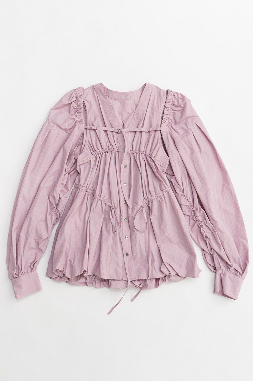 【メゾンスペシャル/MAISON SPECIAL】のMultiway Taffeta Blouse/マルチウェイタフタブラウス インテリア・キッズ・メンズ・レディースファッション・服の通販 founy(ファニー) 　ファッション　Fashion　レディースファッション　WOMEN　トップス・カットソー　Tops/Tshirt　シャツ/ブラウス　Shirts/Blouses　オケージョン　Occasion　オフショルダー　Off Shoulder　春　Spring　スラックス　Slacks　スリーブ　Sleeve　タフタ　Taffeta　チェック　Check　デコルテ　Decolletage　デニム　Denim　ノースリーブ　No Sleeve　バルーン　Balloon　プリント　Print　ボレロ　Bolero　ロング　Long　A/W・秋冬　Aw・Autumn/Winter・Fw・Fall-Winter　S/S・春夏　Ss・Spring/Summer　夏　Summer　2025年　2025　PNK(ピンク)|ID: prp329100004290054 ipo3291000000029770722