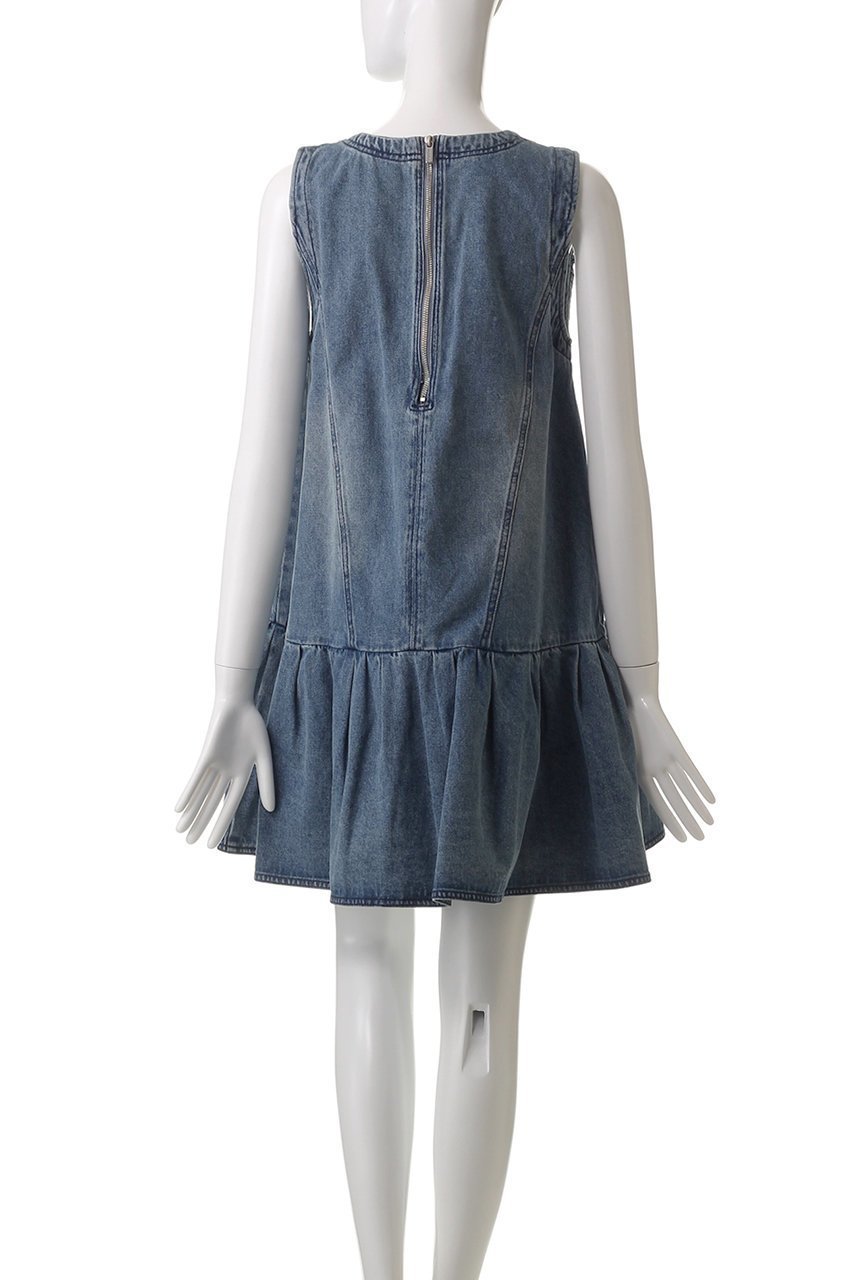 【メゾンスペシャル/MAISON SPECIAL】のDenim Mini Dress/デニムミニワンピース 人気、トレンドファッション・服の通販 founy(ファニー) 　ファッション　Fashion　レディースファッション　Fashion for Women　ワンピース　Dresses　フォーマル・パーティードレス・結婚式用ドレス　Elegant & Casual Dresses　チュニック　Tunic Tops & Dresses　インナー　Innerwear　キャミソール　Camisole, Spaghetti Strap Top　チュニック　Tunic, Long Top　デニム　Denim, Jeans Material　フレア　Flare, Flared　ボトム　Bottoms, Lower Wear　リボン　Ribbon, Bow　ロング　Long, Long-Length　other-4|ID: prp329100004290055 ipo3291000000032809280