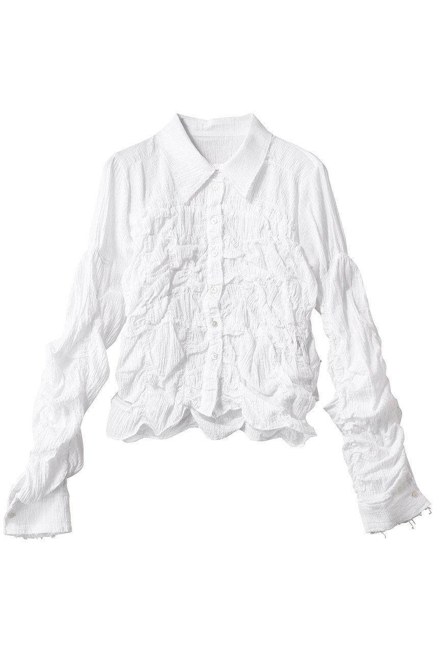 【メゾンスペシャル/MAISON SPECIAL】のShirring Bustier Shirt/シャーリングビスチェシャツ インテリア・キッズ・メンズ・レディースファッション・服の通販 founy(ファニー) 　ファッション　Fashion　レディースファッション　Fashion for Women　トップス・カットソー　Cut & Sew Tops　シャツ・ブラウス・オフィスカジュアル　Elegant Blouses & Button-Ups　ビスチェ　Bustiers & Corset Tops / Layered Bustier Style　春　Spring　カーゴパンツ　Cargo Pants, Utility Pants　ギャザー　Gathered, Ruffled　シャーリング　Shirring, Ruched　スリーブ　Sleeve, Long Sleeve / Short Sleeve　チェック　Check, Plaid, Tartan　トレンド　Trend, Trending Now　ロング　Long, Long-Length　おすすめ　Recommended / Our Picks　夏　Summer　WHT(ホワイト)|ID: prp329100004290056 ipo3291000000032868144