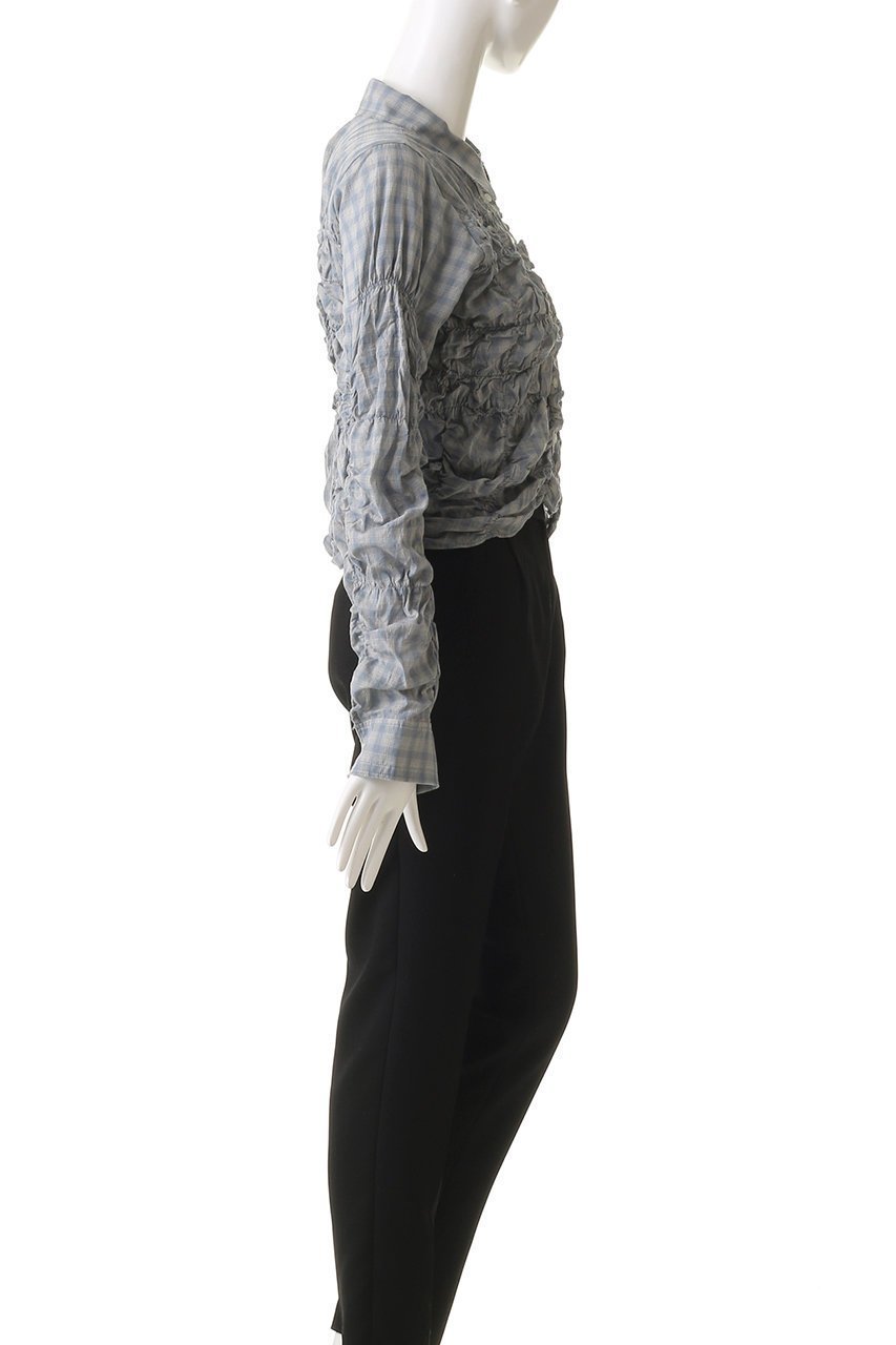 【メゾンスペシャル/MAISON SPECIAL】のShirring Bustier Shirt/シャーリングビスチェシャツ 人気、トレンドファッション・服の通販 founy(ファニー) 　ファッション　Fashion　レディースファッション　Fashion for Women　トップス・カットソー　Cut & Sew Tops　シャツ・ブラウス・オフィスカジュアル　Elegant Blouses & Button-Ups　ビスチェ　Bustiers & Corset Tops / Layered Bustier Style　春　Spring　カーゴパンツ　Cargo Pants, Utility Pants　ギャザー　Gathered, Ruffled　シャーリング　Shirring, Ruched　スリーブ　Sleeve, Long Sleeve / Short Sleeve　チェック　Check, Plaid, Tartan　トレンド　Trend, Trending Now　ロング　Long, Long-Length　おすすめ　Recommended / Our Picks　夏　Summer　other-3|ID: prp329100004290056 ipo3291000000032868155